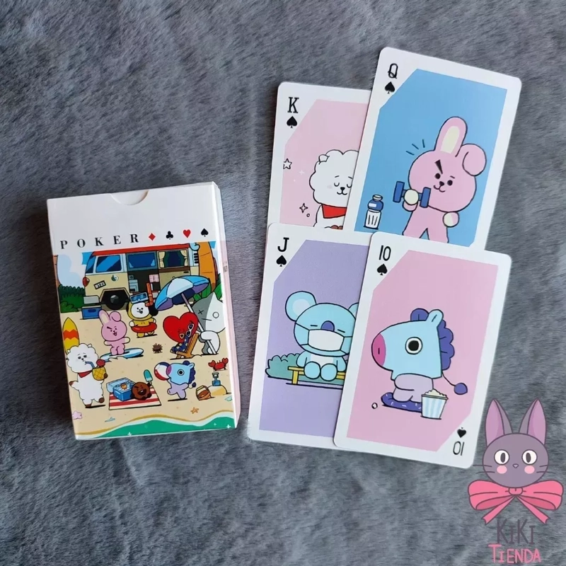 CARTAS K-POP BARAJA PÓKER CARTA PÓKER MUSICALES - 3
