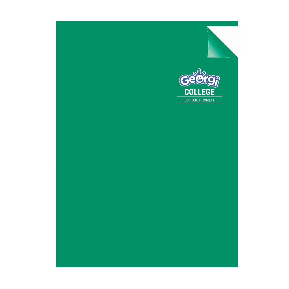 PACK 10 CUADERNOS COLLAGE 80 HJS CROQUIS GEORGI - 2