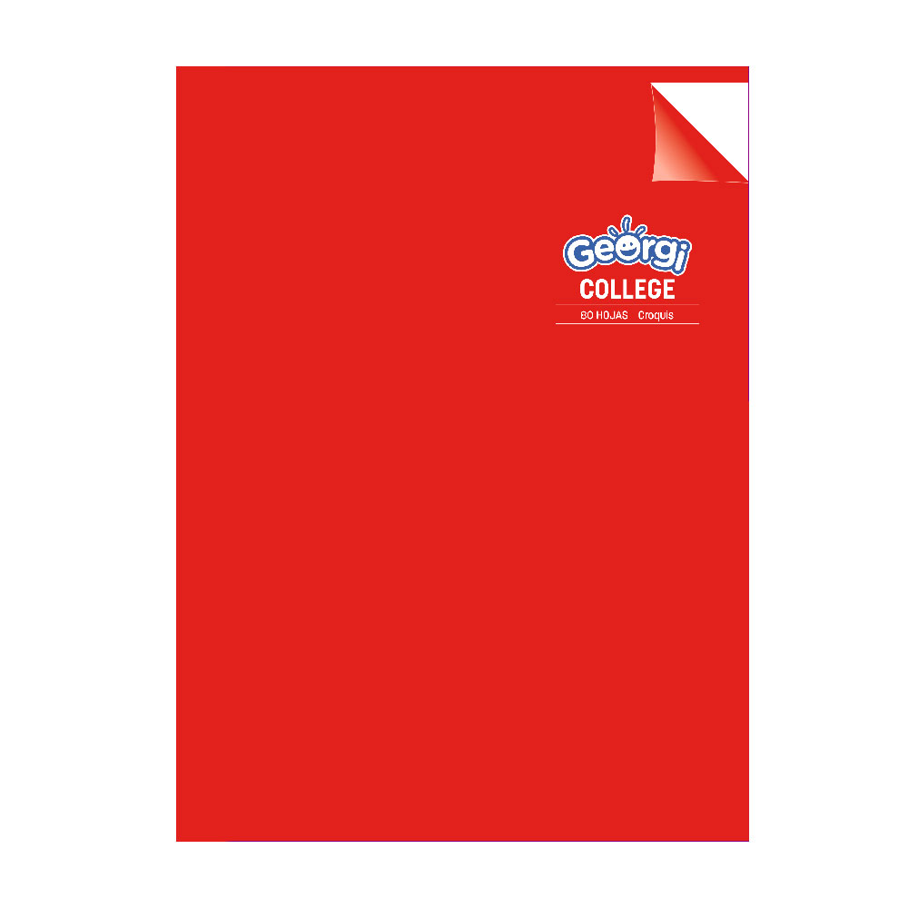 PACK 5 CUADERNOS COLLAGE GEORGI CROQUIS 80 HJS - 1