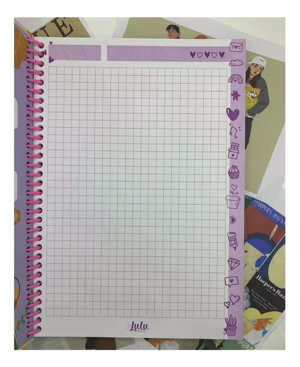 CUADERNO UNIVERSITARIO 200 HJS DISEÑO BTS KPOP 3 MATERIAS - 3