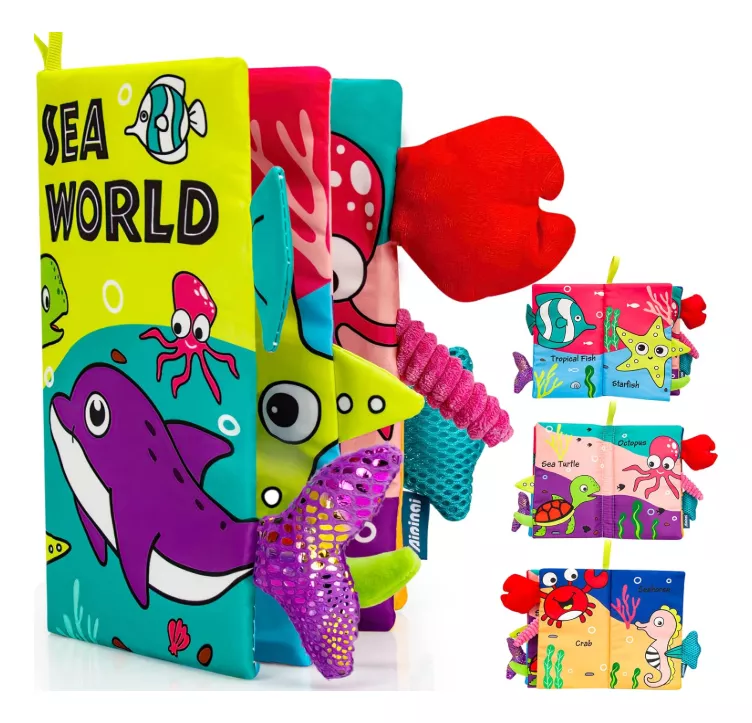 PACK MANTA SENSORIAL + LIBRO TELA SENSORIAL BEBE - 2