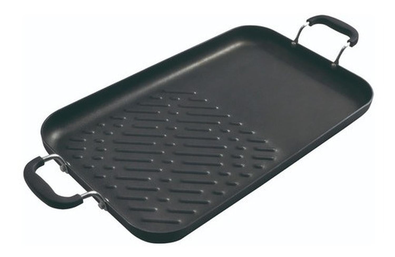 PLANCHA DOBLE 46 X 28 CM ANTIADHERENTE MAJESTIC ILKO | Plateado - 1