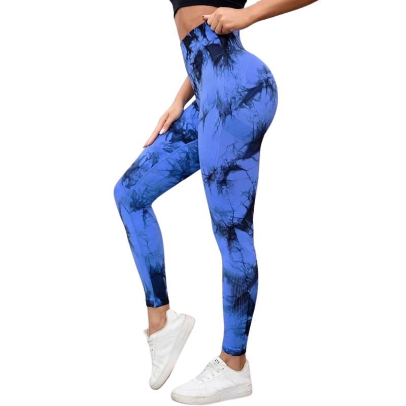 CALZA LEGGINGS ULTRA SLIM MUJER SUKHA AZUL CALZAS LEGGINGS PUSH UP - 2