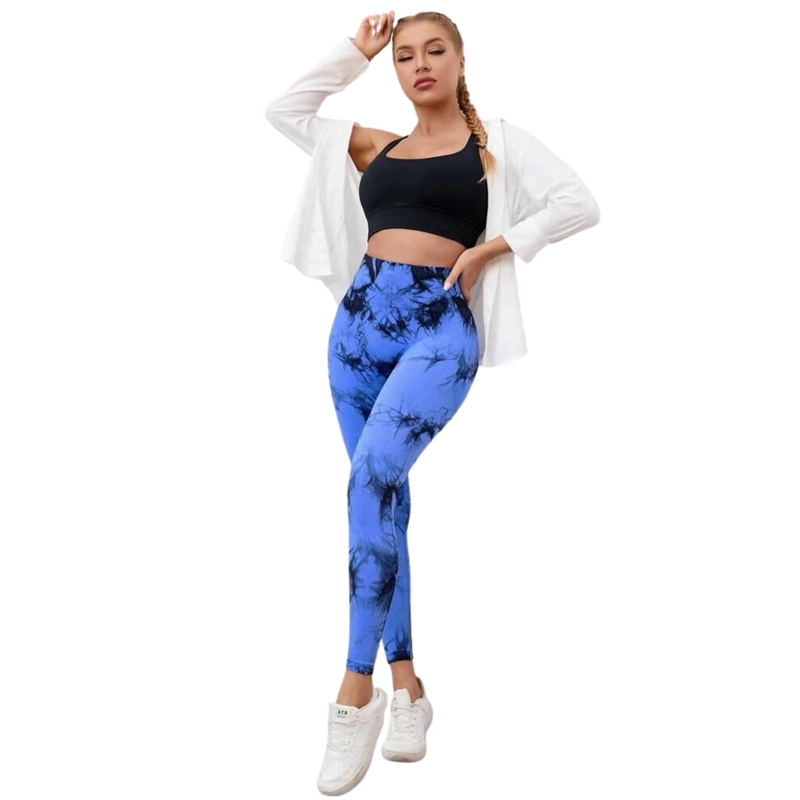 CALZA LEGGINGS ULTRA SLIM MUJER SUKHA AZUL CALZAS LEGGINGS PUSH UP - 5