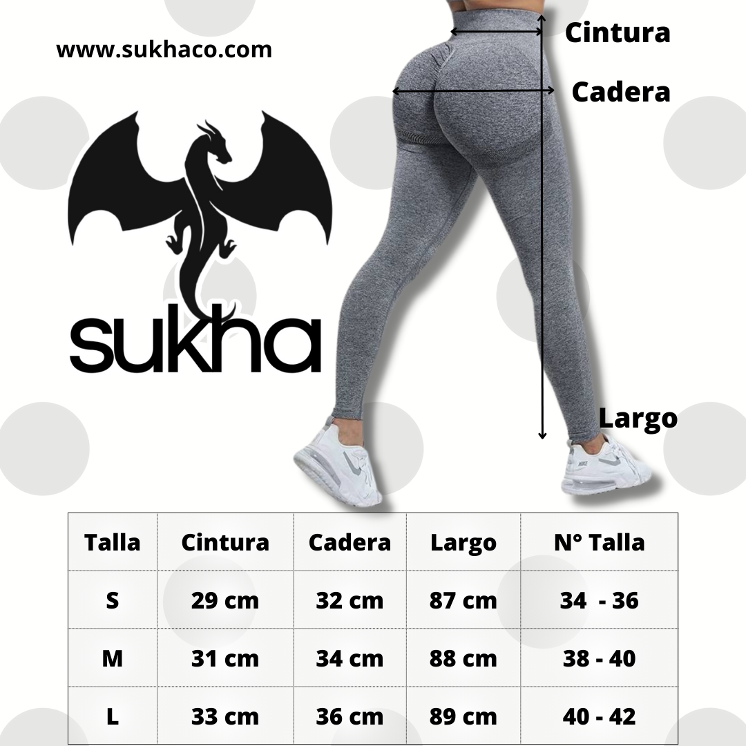 CALZAS LEGGINGS PUSH UP SUKHA LILA - 6