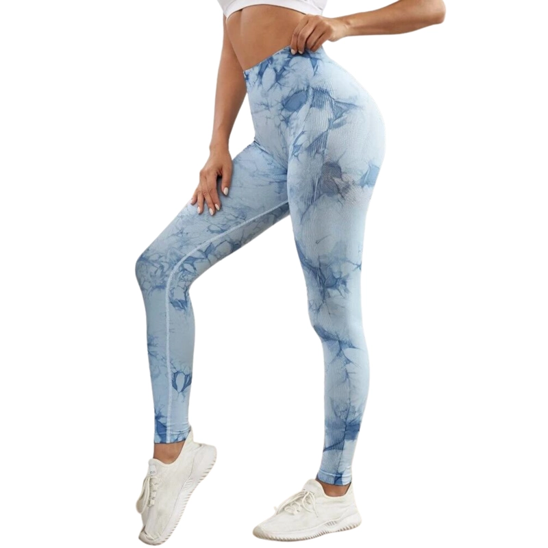 CALZAS LEGGINGS PUSH UP SUKHA CELESTE - 2