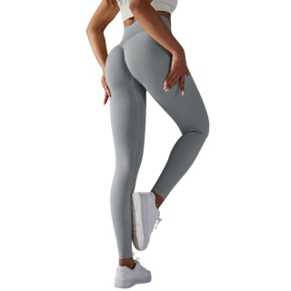 CALZAS LEGGINGS PUSH UP SOLIDO SUKHA GRIS - 1