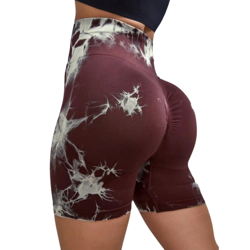CALZAS LEGGINGS PUSH UP CORTO SUKHA EN COLOR CAFE OSCURO - 1
