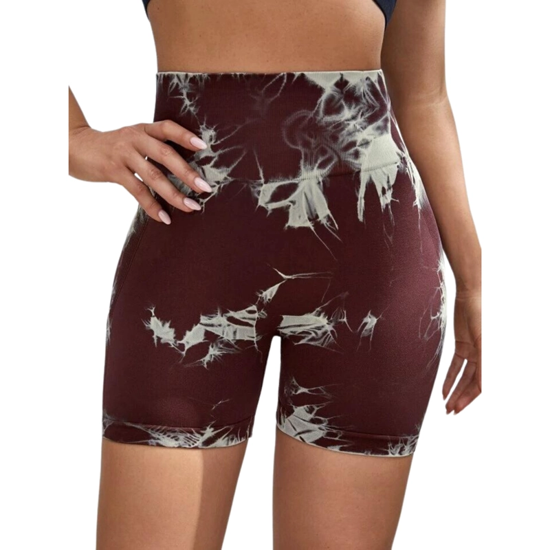 CALZAS LEGGINGS PUSH UP CORTO SUKHA EN COLOR CAFE OSCURO - 3