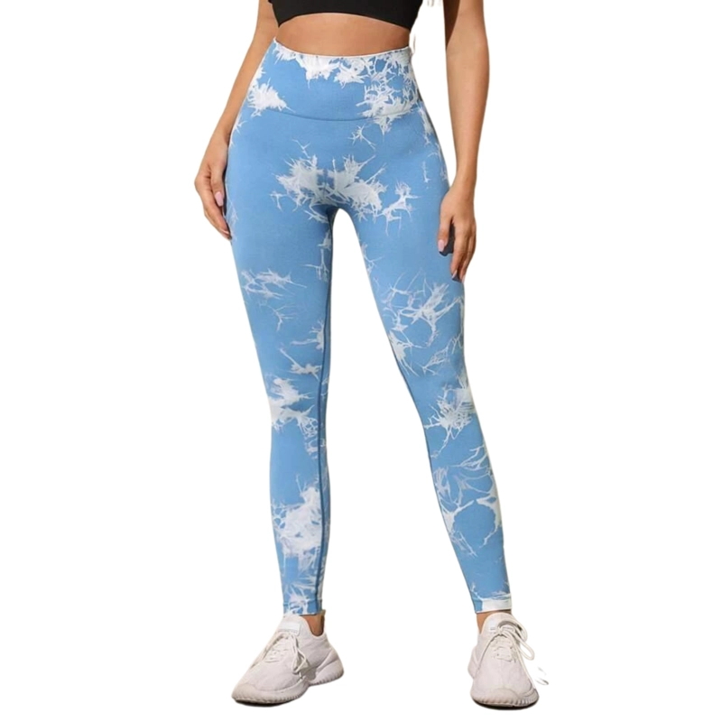 CALZAS LEGGINGS PUSH UP SUKHA CELESTE OSCURO - 2