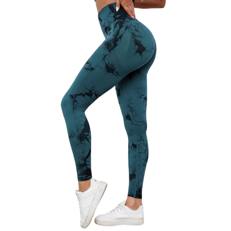 CALZAS LEGGINGS PUSH UP SUKHA VERDE OSCURO - 2