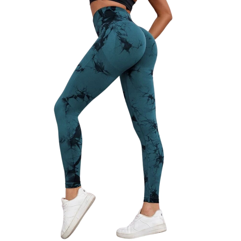 CALZAS LEGGINGS PUSH UP SUKHA VERDE OSCURO - 3