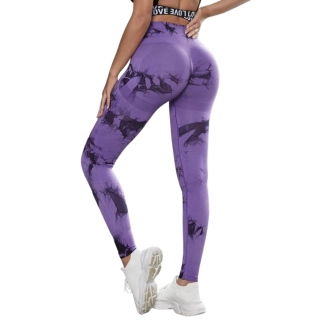 CALZAS LEGGINGS PUSH UP SUKHA MORADA - 1