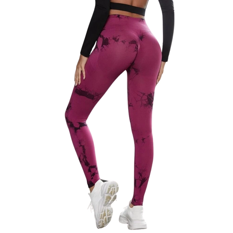 CALZA LEGGINGS ULTRA SLIM MUJER SUKHA ROSADA OSCURO CALZAS LEGGINGS PUSH UP - 1