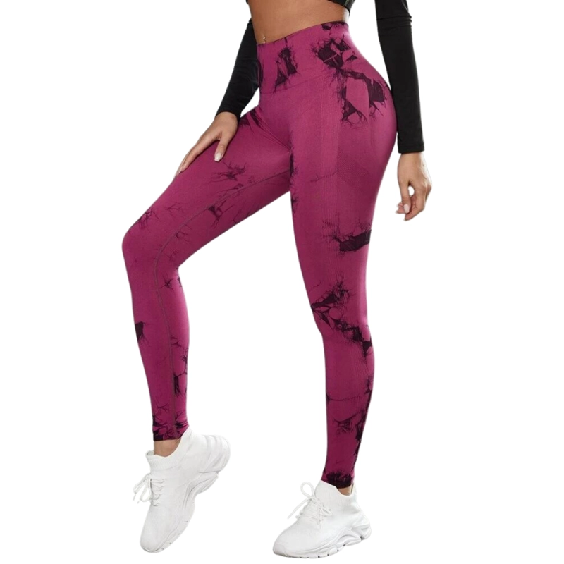 CALZA LEGGINGS ULTRA SLIM MUJER SUKHA ROSADA OSCURO CALZAS LEGGINGS PUSH UP - 2