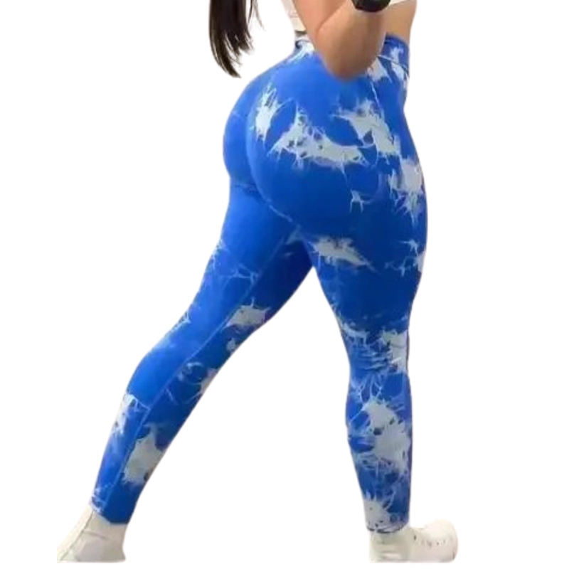 CALZA LEGGINGS MUJER SUKHA AZUL CALZAS LEGGINGS PUSH UP - 1