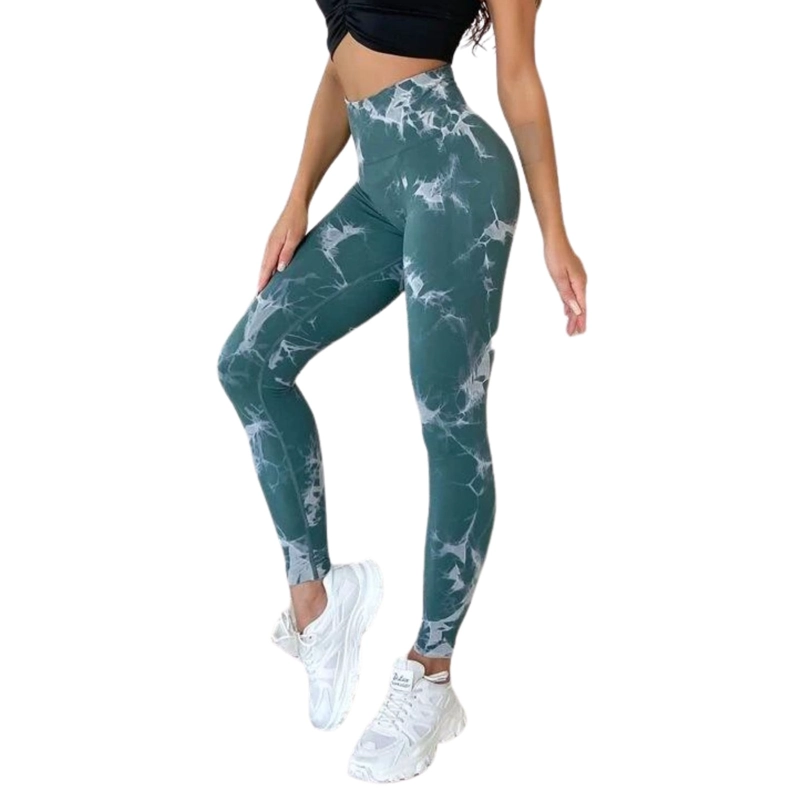 CALZAS LEGGINGS PUSH UP SUKHA VERDE - 1