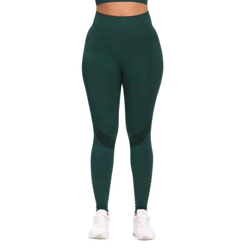 CALZA MALLA ULTRA SLIM MUJER SUKHA VERDE CALZAS MALLAS TIRO ALTO - 1