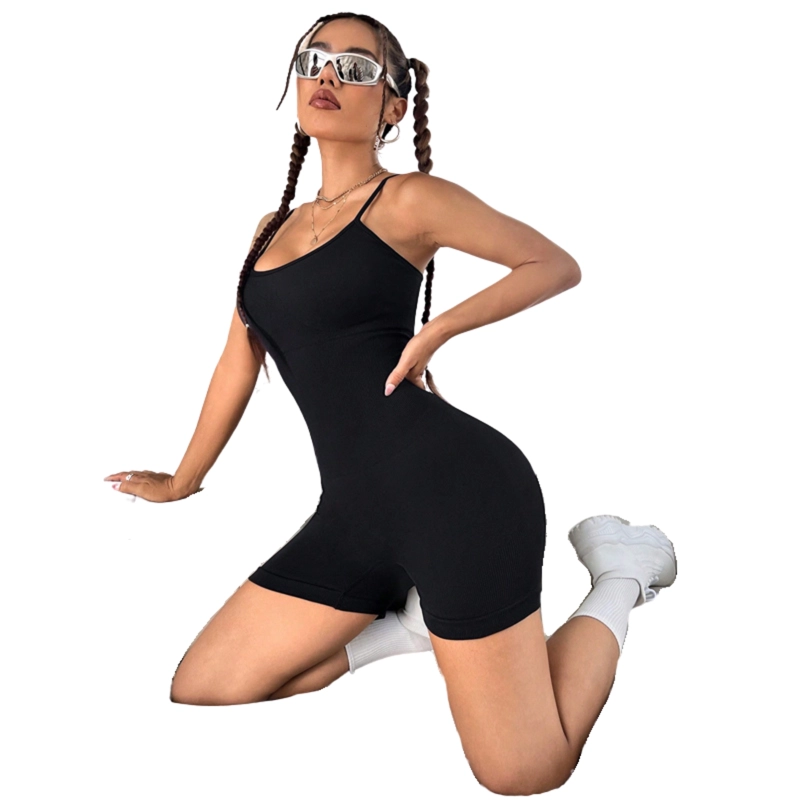 ENTERITO ULTRA SLIM MUJER SUKHA NEGRO ENTERITO PUSH UP SIN MANGAS CORTO - 4