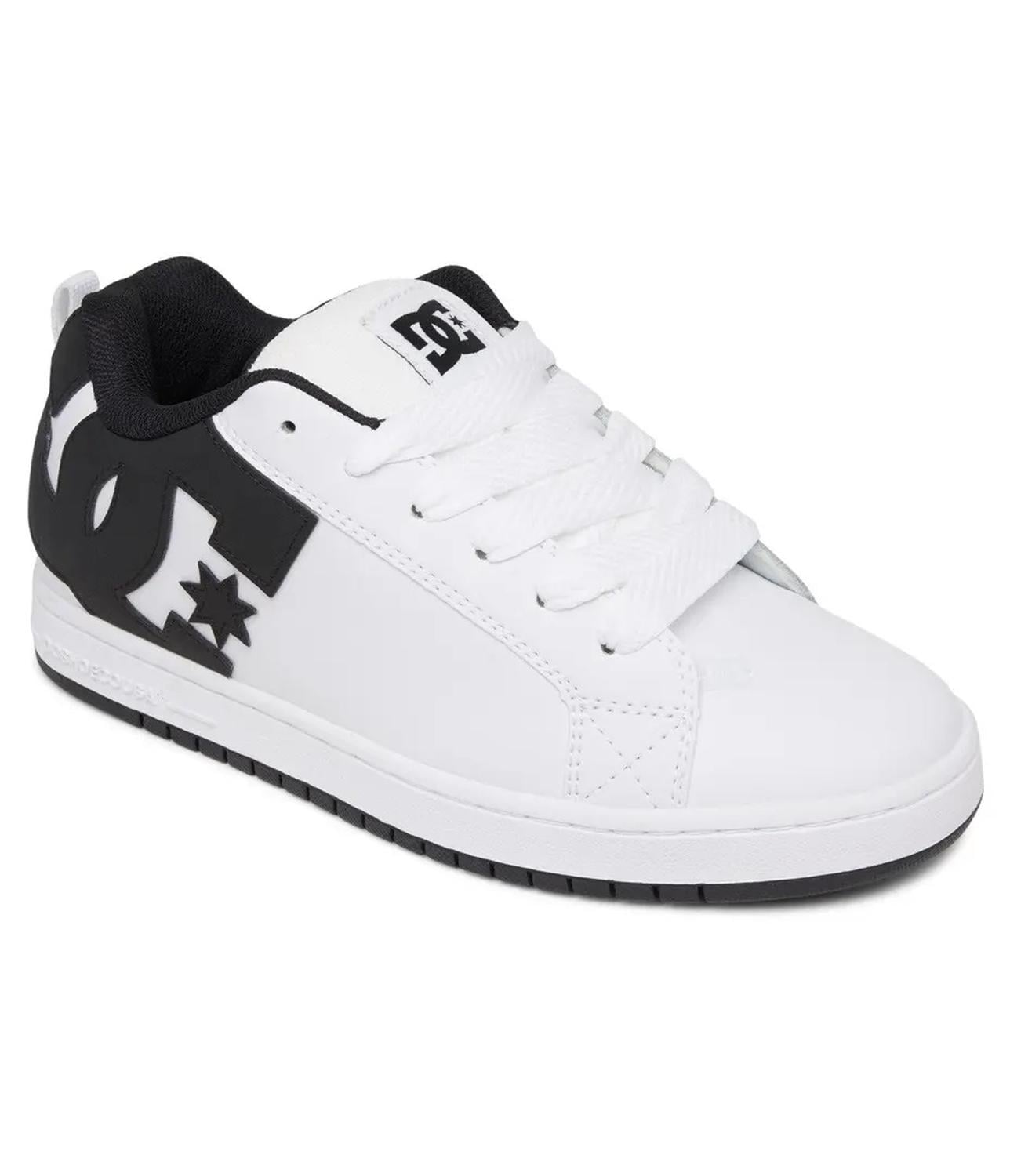 ZAPATILLAS HOMBRE DC URBANAS BLANCO CUERO COURT GRAFFIK 300529 WLK - 2