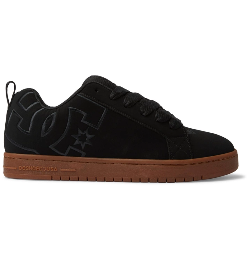 ZAPATILLAS HOMBRE DC URBANAS NEGRO CUERO COURT GRAFFIK 300529 BGM - 1