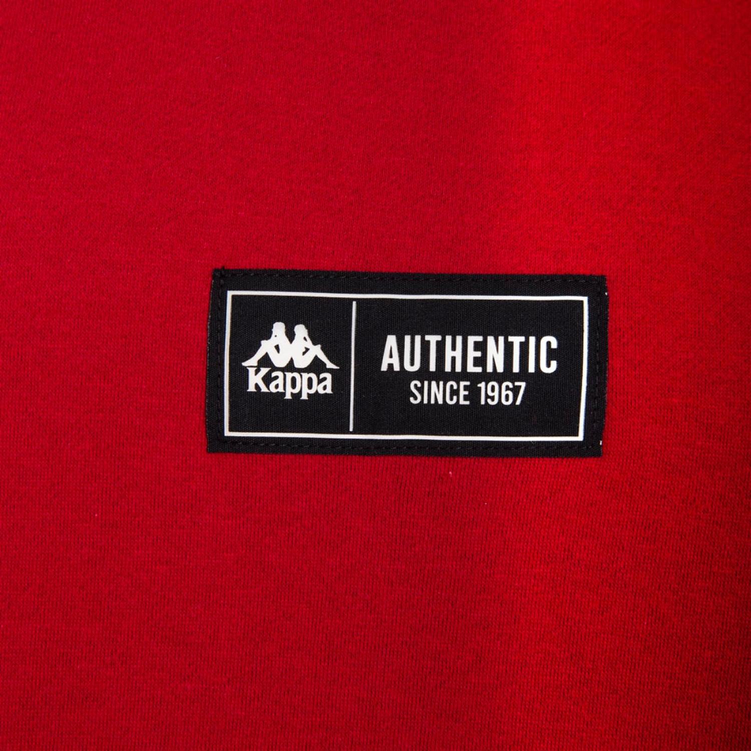 POLERON HOMBRE KAPPA CREW ROJO - 4