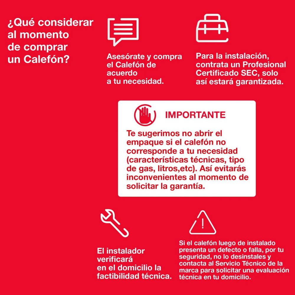 CALEFONT A GAS LICUADO 5 L JUNKERS IONIZADO HYDROBASE 1500 JUNKER - 8