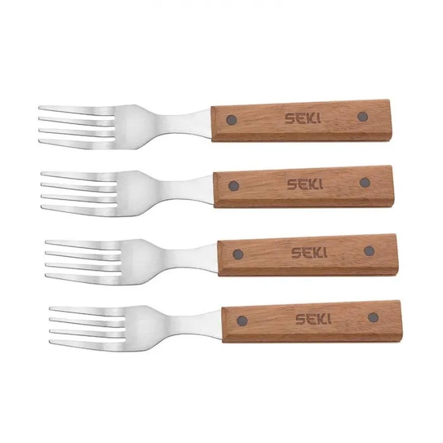 PACK TENEDOR PARA CARNE 4 UNIDADES BBQ 1.5MM SEKI - 2