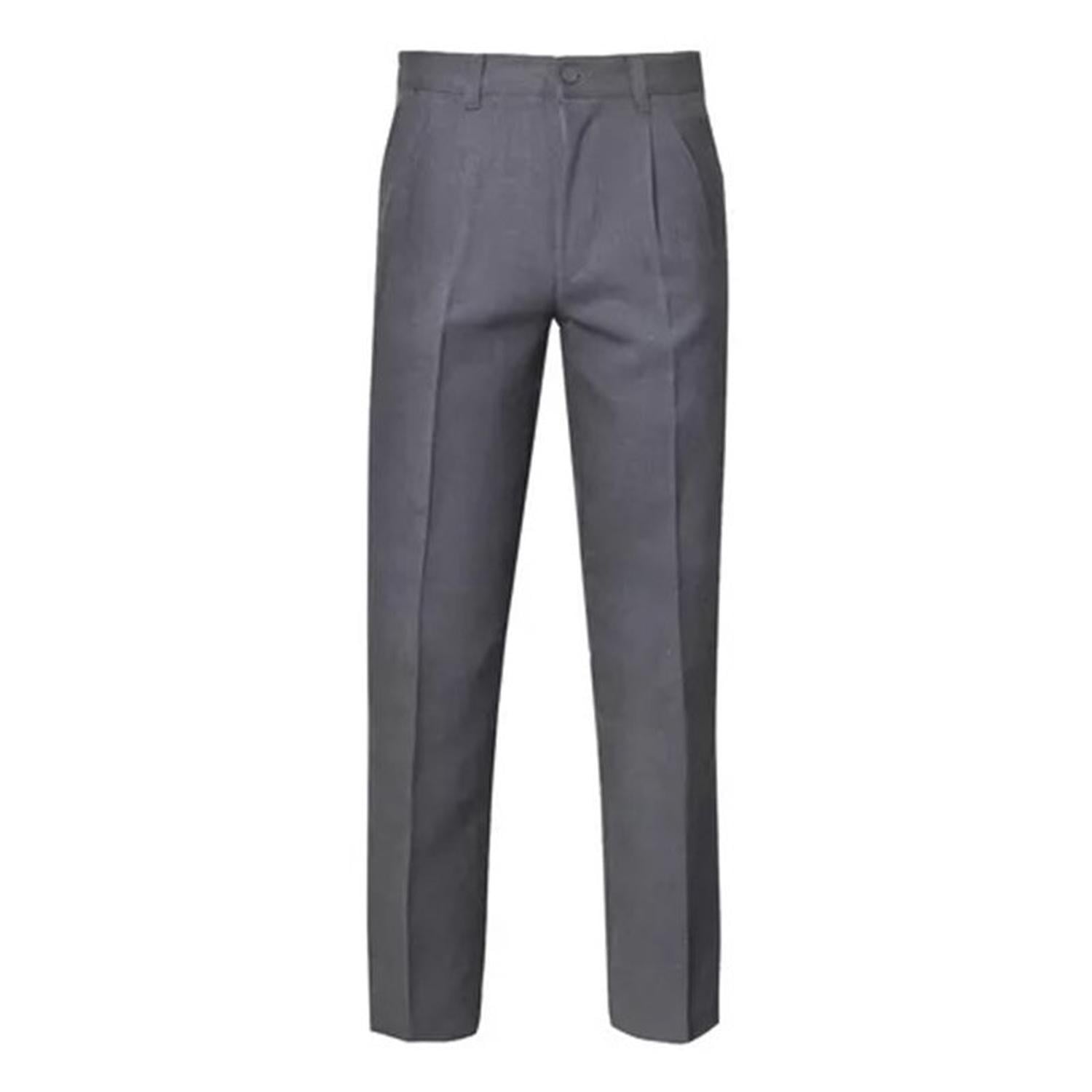 PANTALÓN ESCOLAR NIÑO KOTTING GRIS CLÁSICO PINZADO - 1