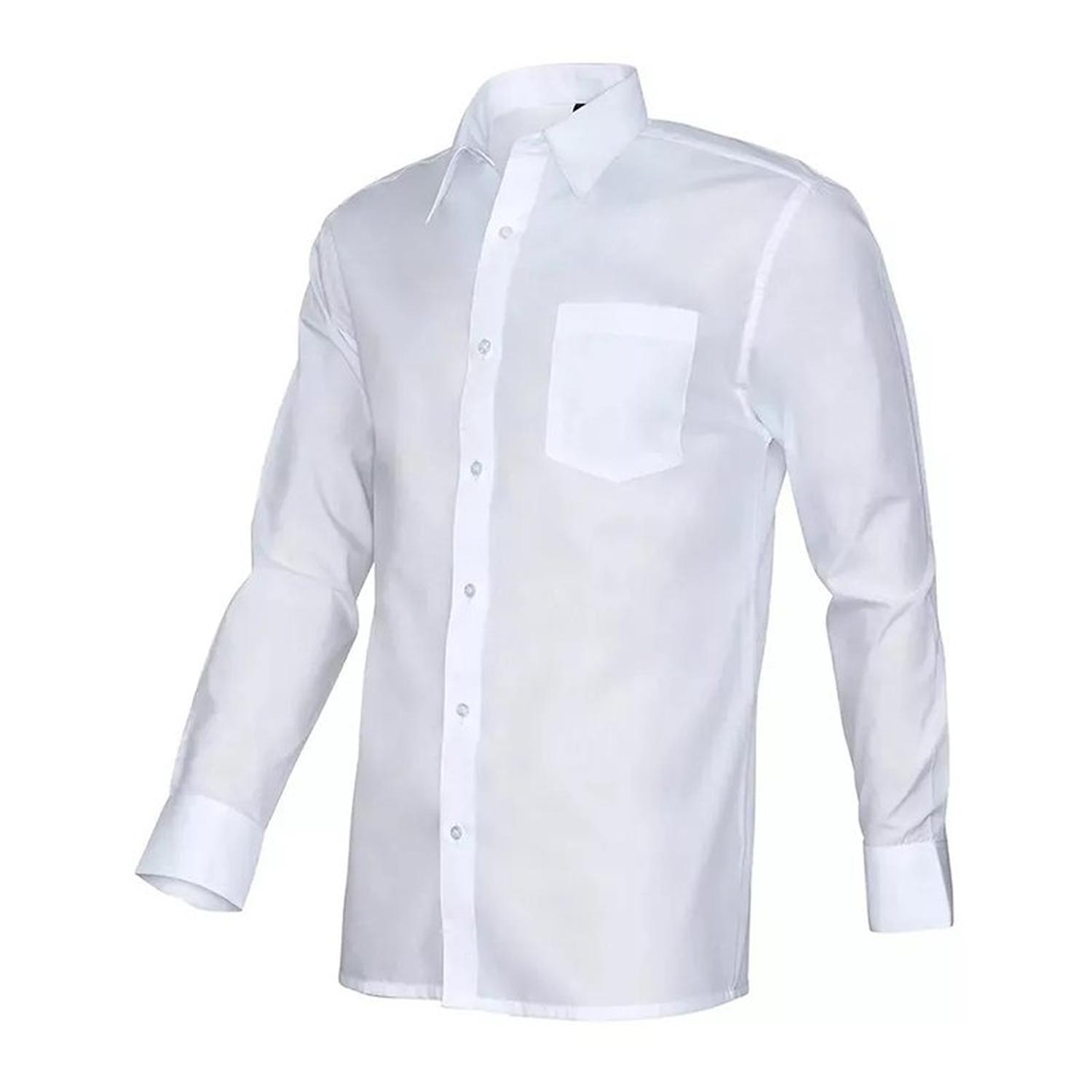 CAMISA ESCOLAR NIÑO KOTTING BLANCO CLÁSICA CUELLO INGLES - 2