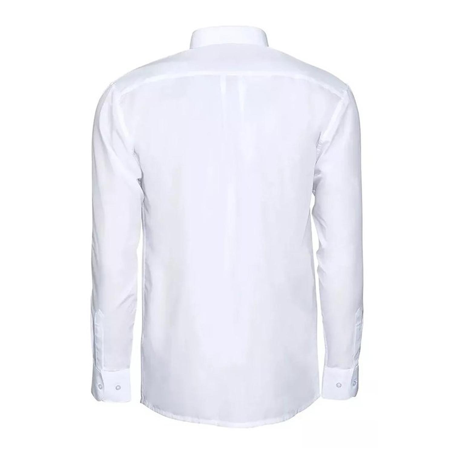 CAMISA ESCOLAR NIÑO KOTTING BLANCO CLÁSICA CUELLO INGLES - 3