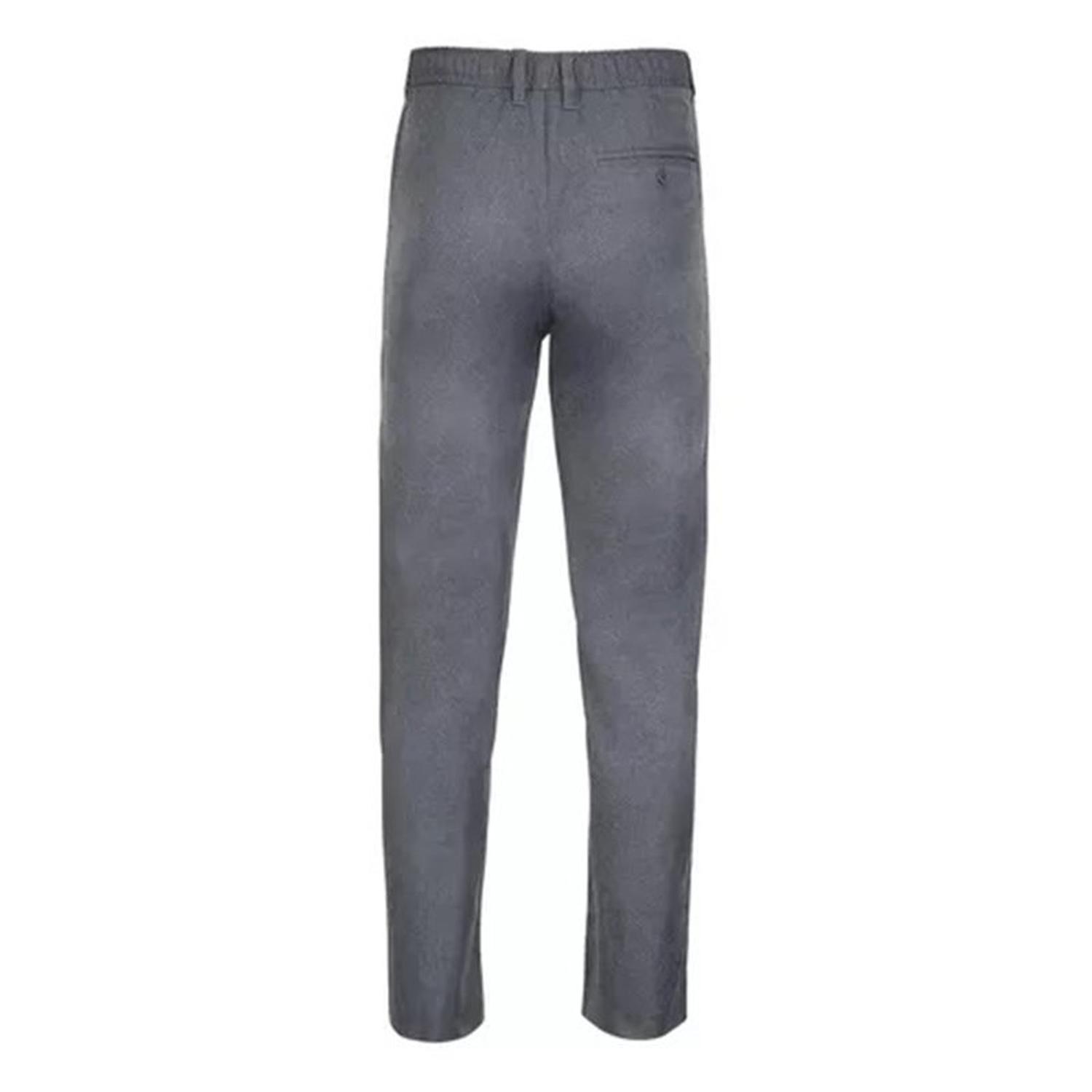 PANTALÓN ESCOLAR NIÑO KOTTING GRIS KTCO2020 BÁSICO FRENTE PLANO ELAST - 1