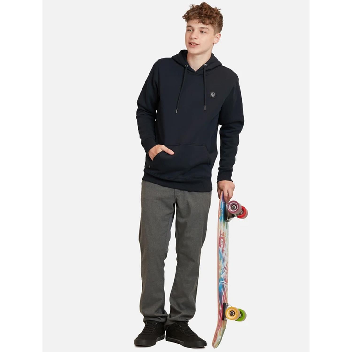 POLERÓN ESCOLAR NIÑO MAUI & SONS AZUL MARINO JUVENIL 5E119 CAPUCHA - 4