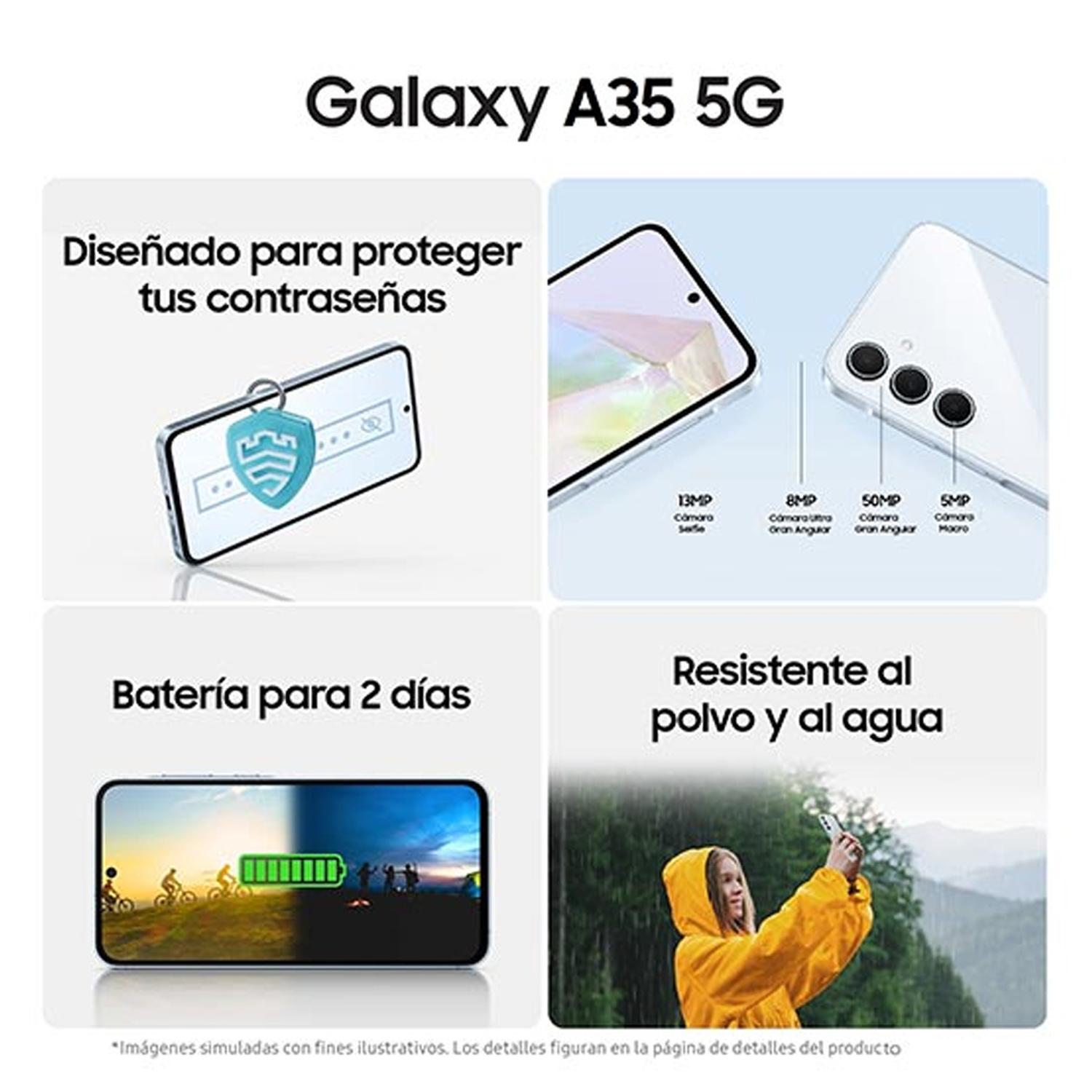 SAMSUNG GALAXY A35 128GB 6 GB RAM 13MP AWESOME ICEBLUE - 6