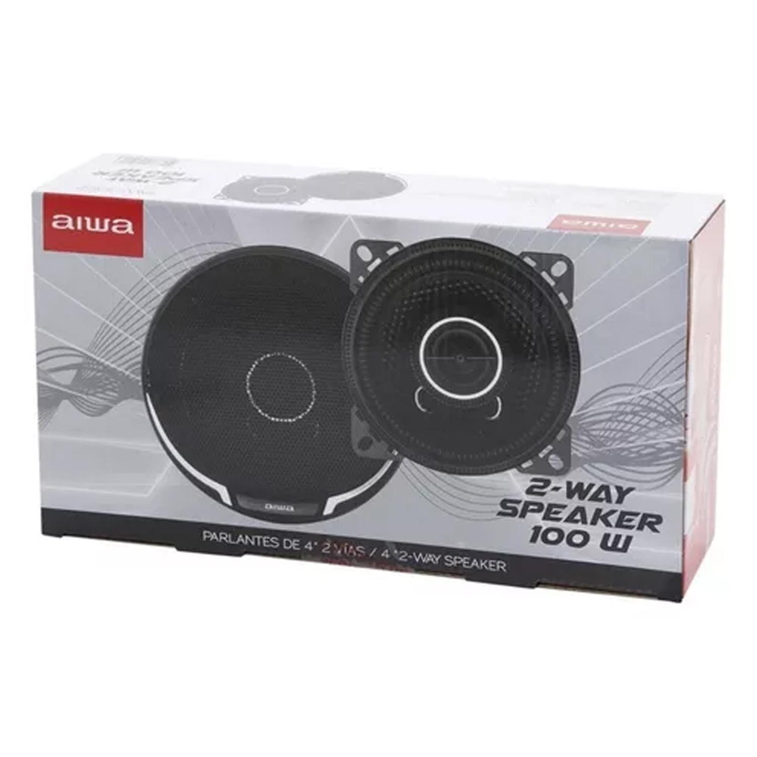 PARLANTES AIWA 2 VÍAS 100W 10CM TAW-1022 - 4