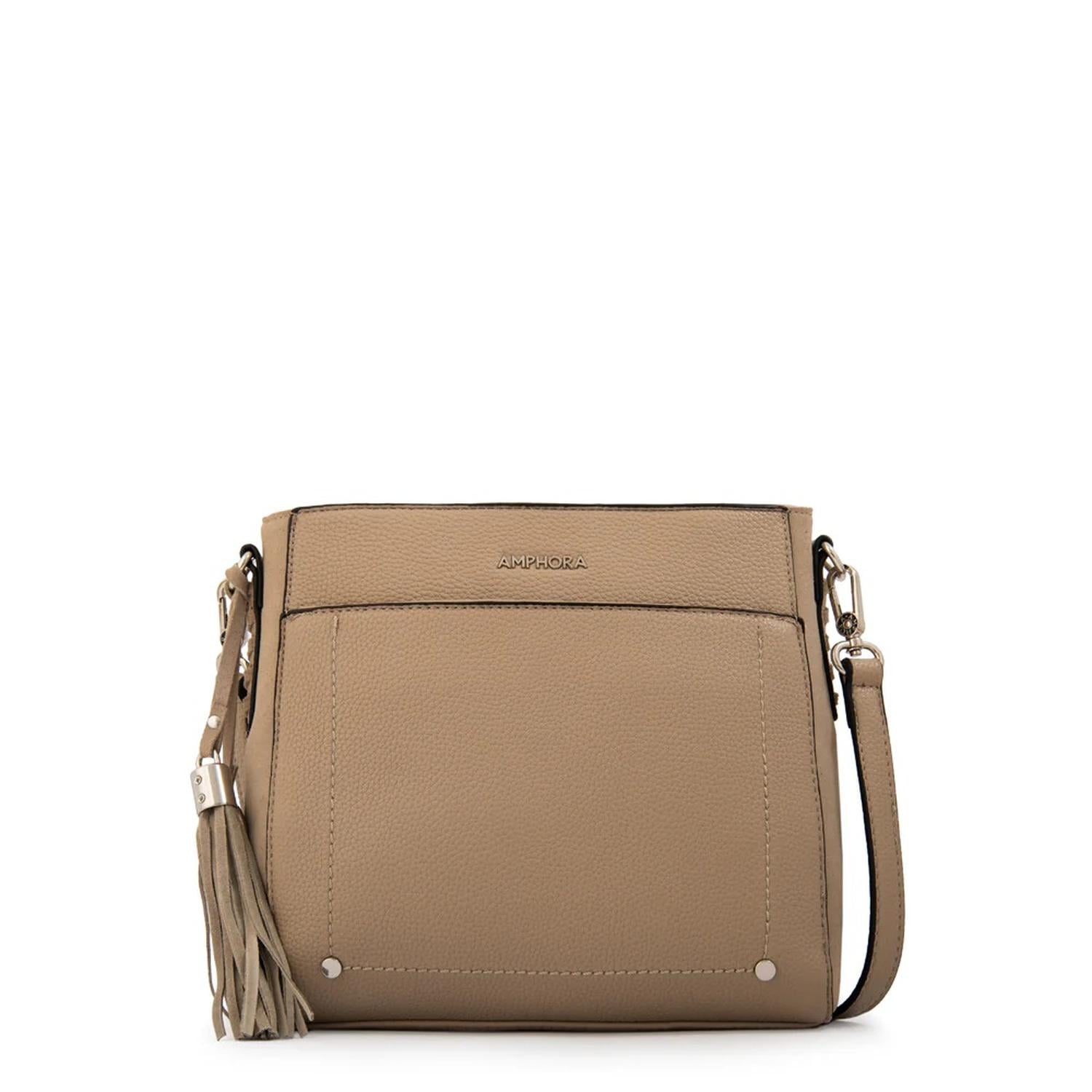 CARTERA BANDOLERA ETIOPIA TAUPE 40364020808 AMPHORA - 1