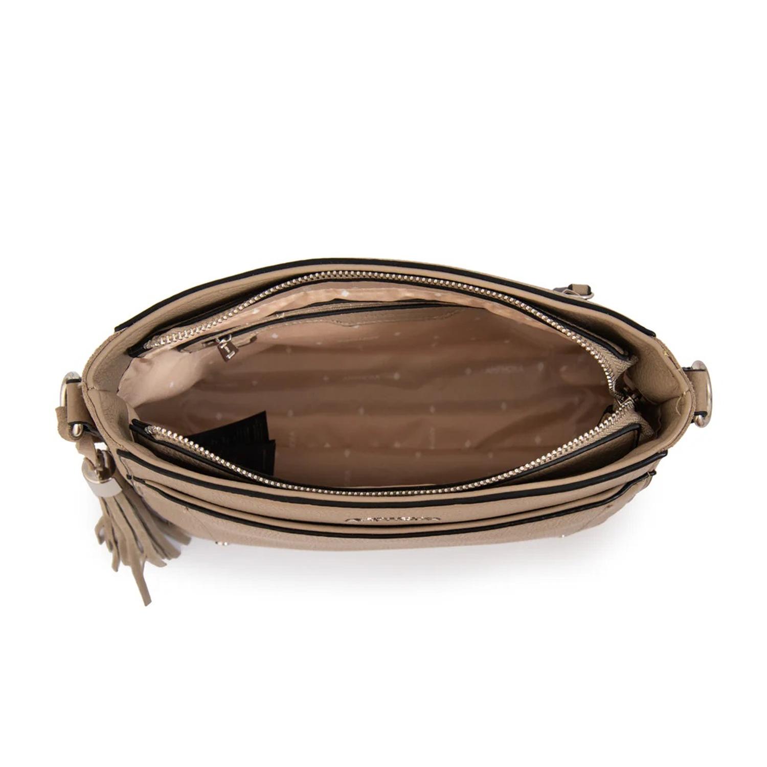 CARTERA BANDOLERA ETIOPIA TAUPE 40364020808 AMPHORA - 4