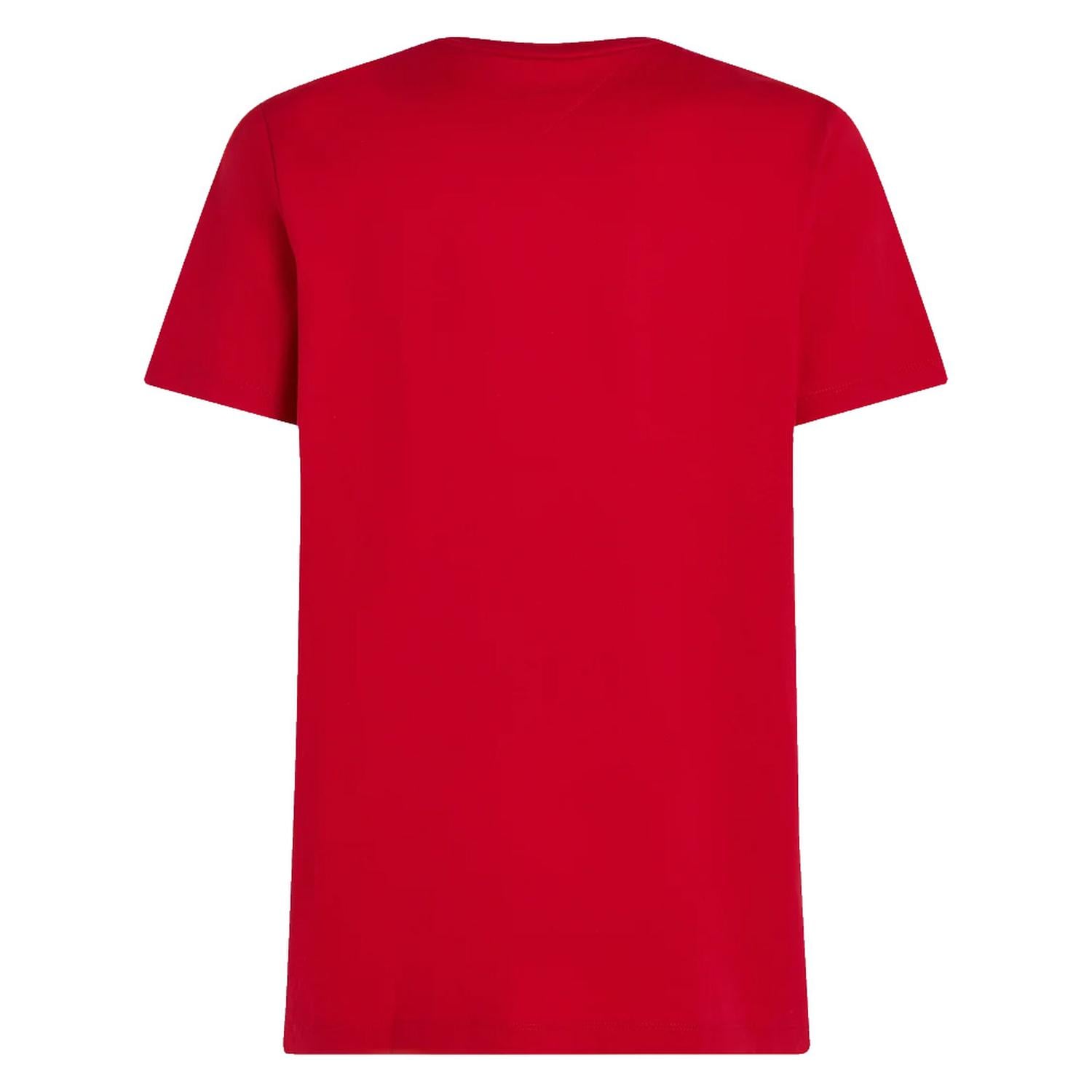 POLERA CUELLO REDONDO CON BOLSILLO ROJO TOMMY HILFIGER - 2