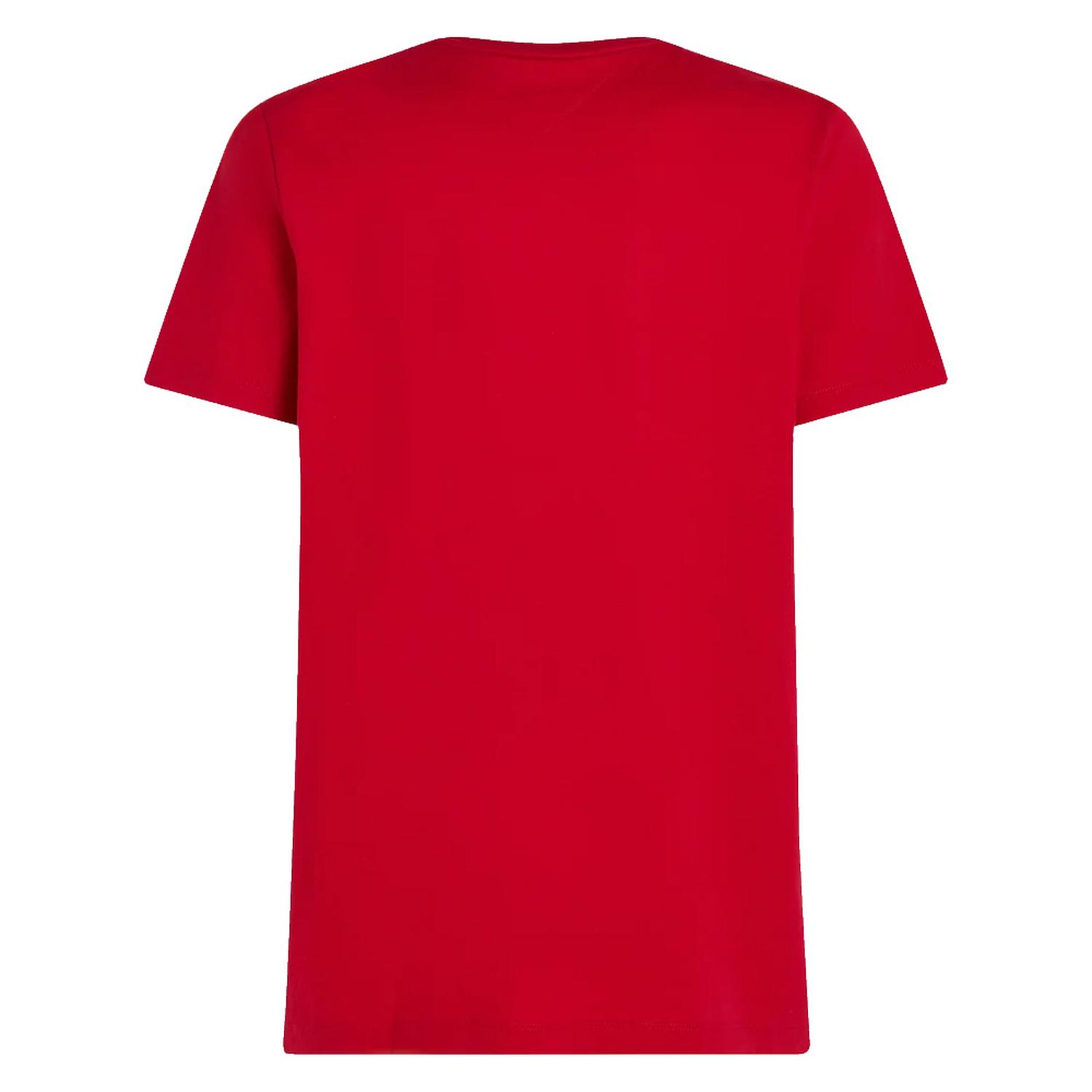 POLERA CUELLO REDONDO CON BOLSILLO ROJO TOMMY HILFIGER - 2