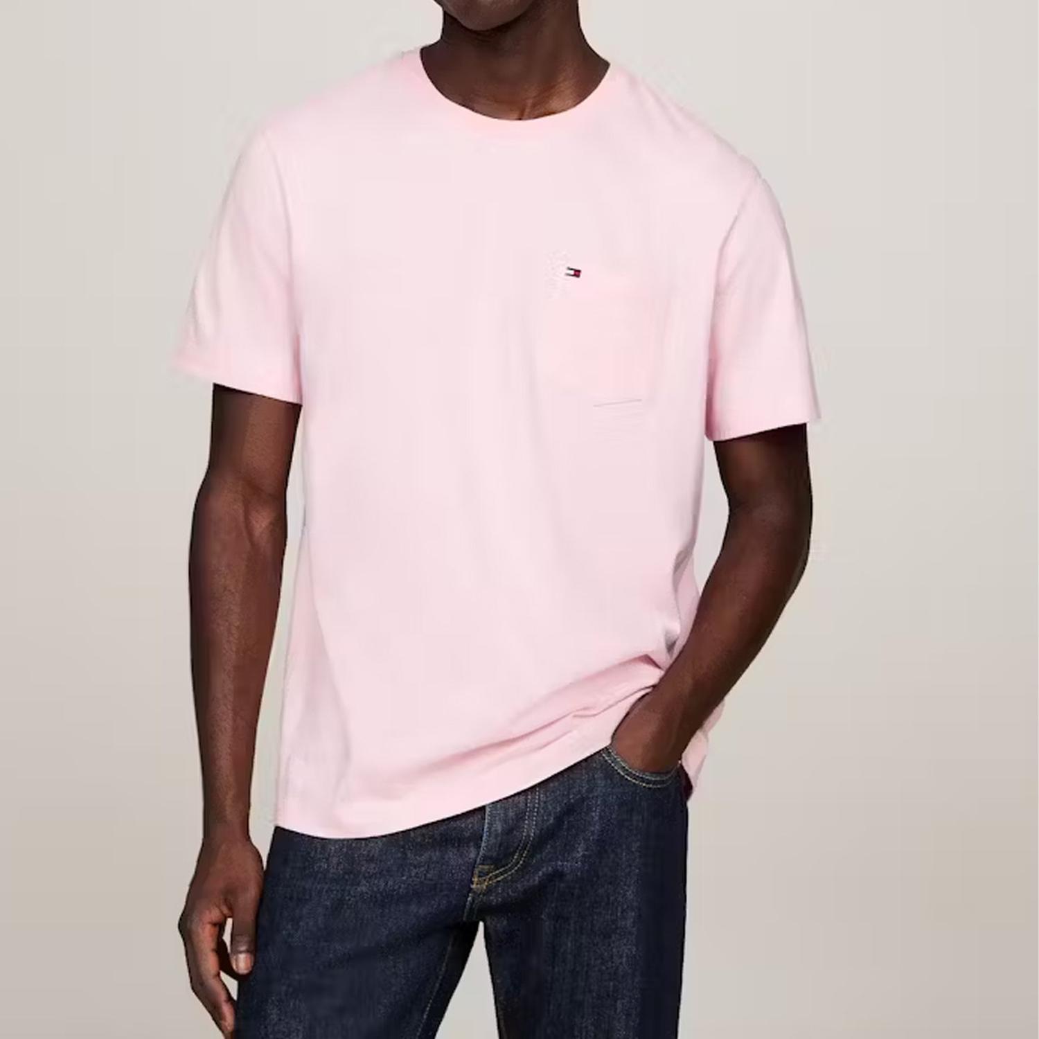 POLERA CUELLO REDONDO HOMBRE CON BOLSILLO TOMMY HILFIGER - 1