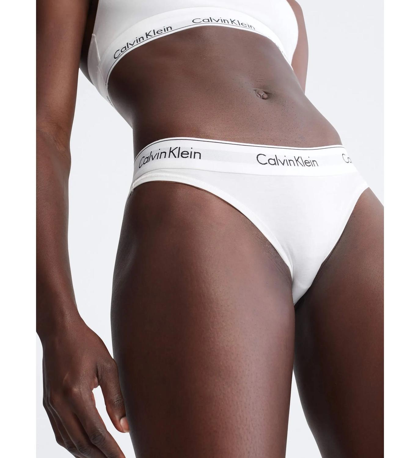 BIKINI CALVIN KLEIN CARRUSEL MUJER BLANCO F3787-100 - 2