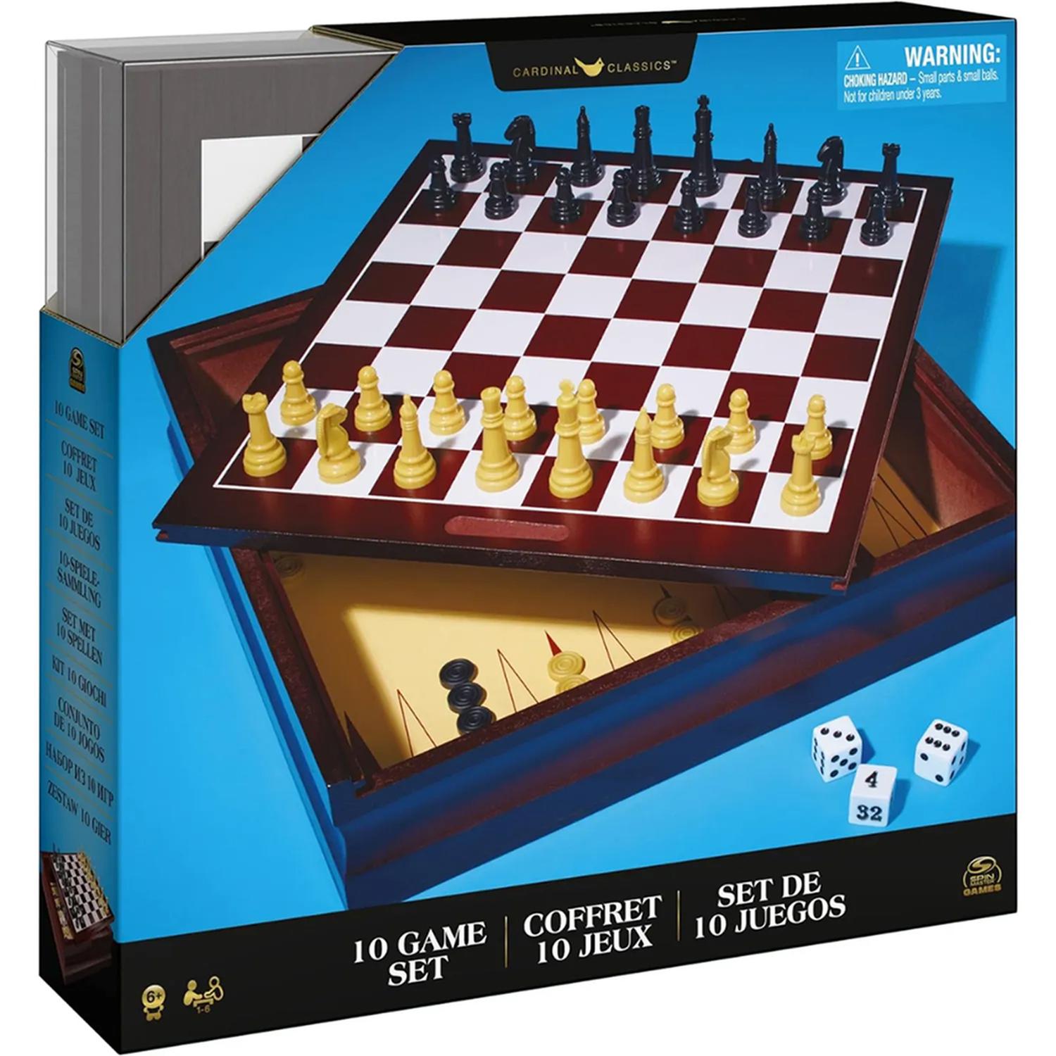 JUEGO DE MESA FAMILIAR - SET DE 10 JUEGOS - 6065366 - 1