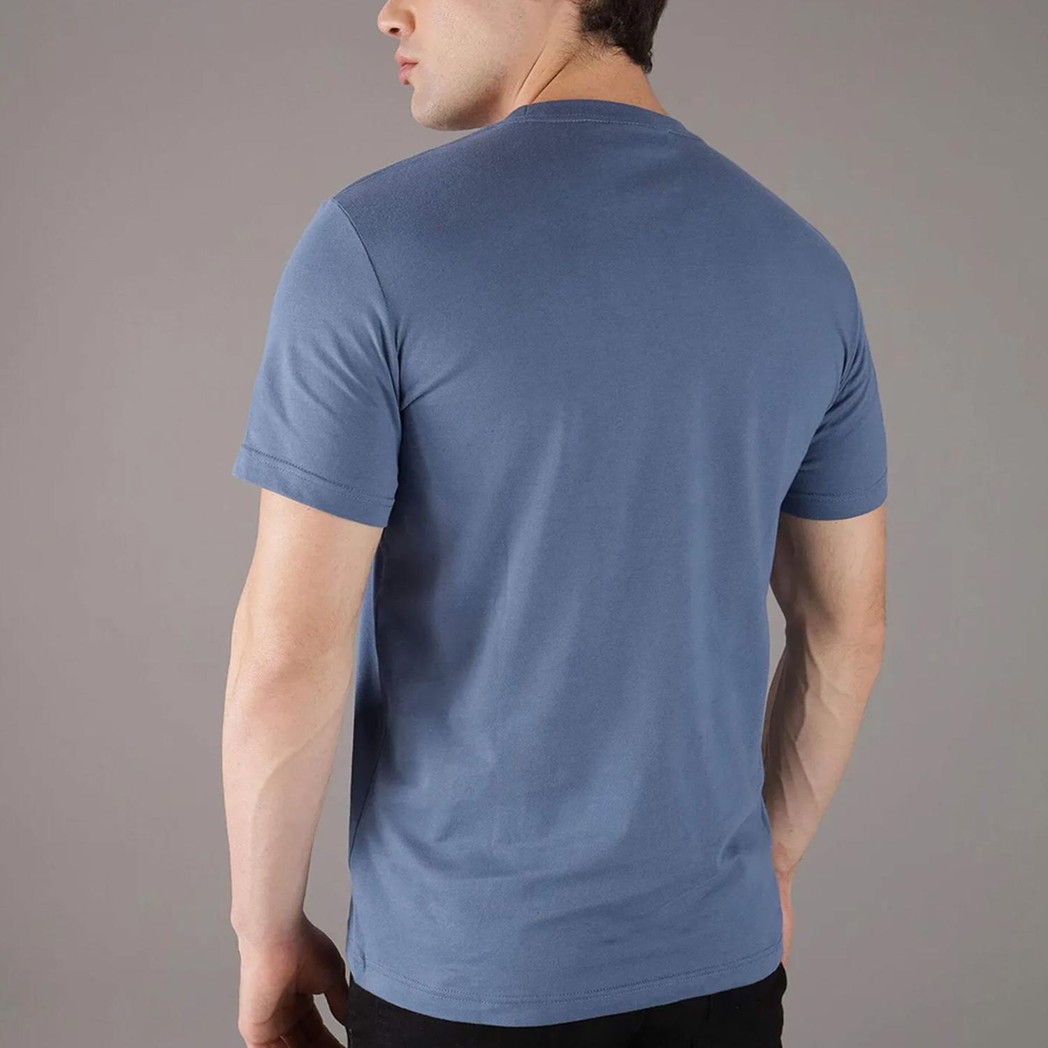 POLERA EMBRO BADGE CALVIN KLEIN AZUL - J30J325268DBX - 3