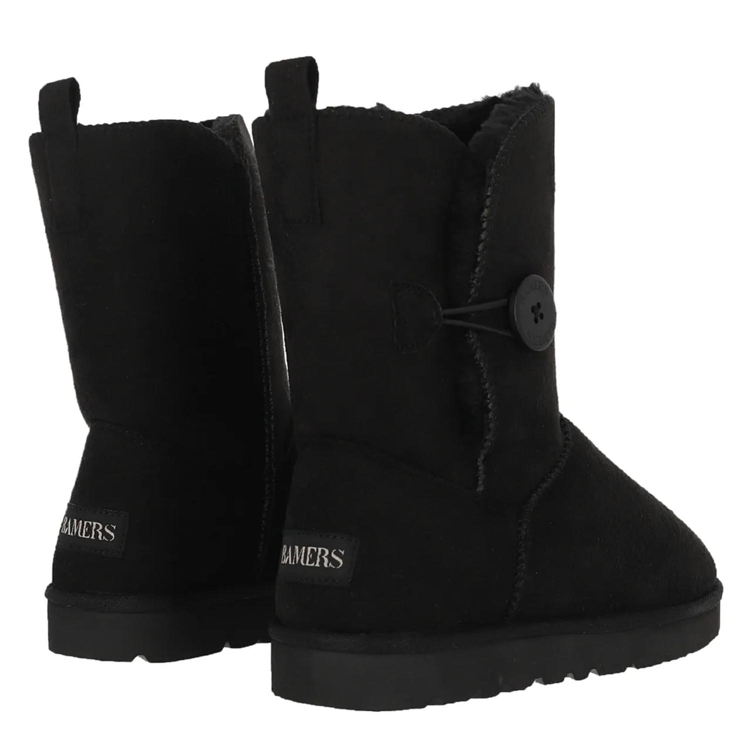 BOTA BAMERS BLAST BUTTON LEATHER EN COLOR NEGRO - BMWBO000701W2 - 3