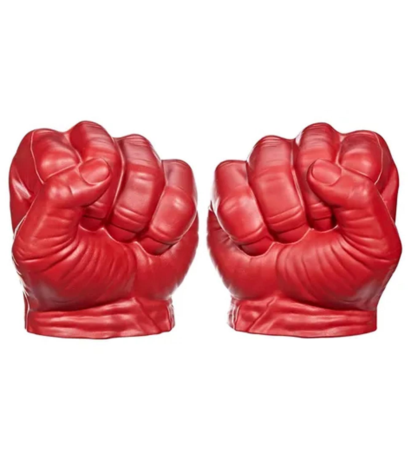 GUANTES SÚPER PUÑOS HULK EN COLOR ROJO - 3