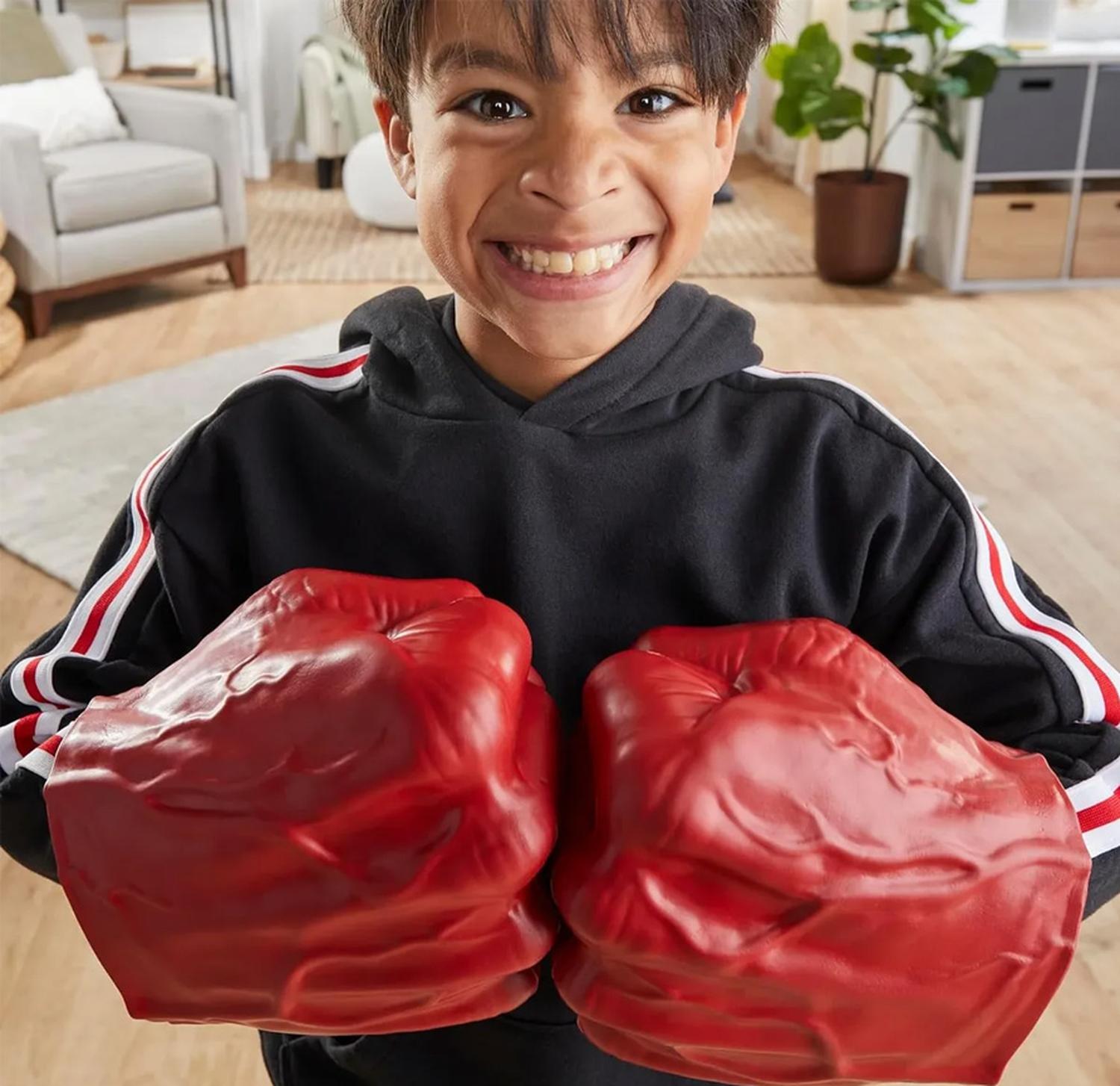 GUANTES SÚPER PUÑOS HULK EN COLOR ROJO - 7