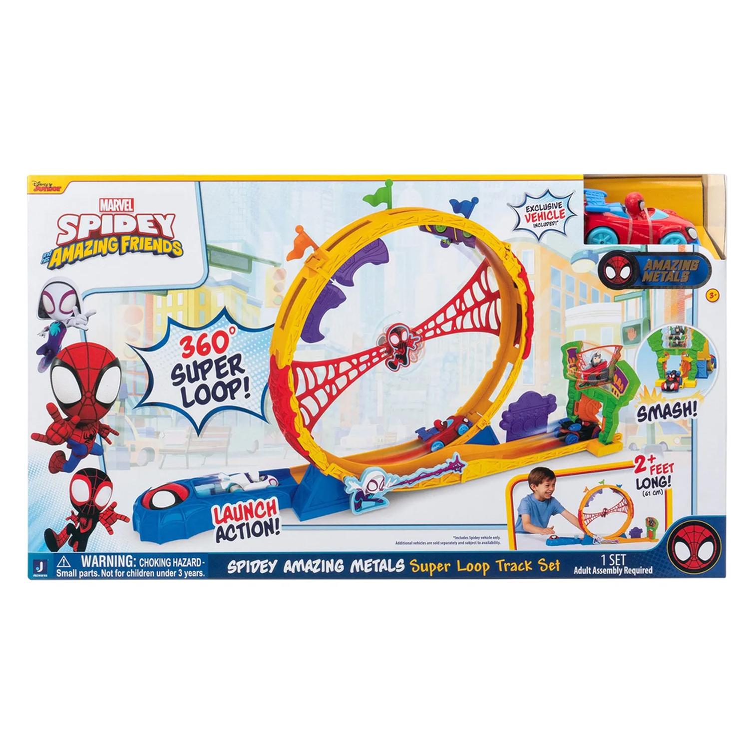 PISTA SUPER LOOP CON VEHÍCULO SPIDEY - 1