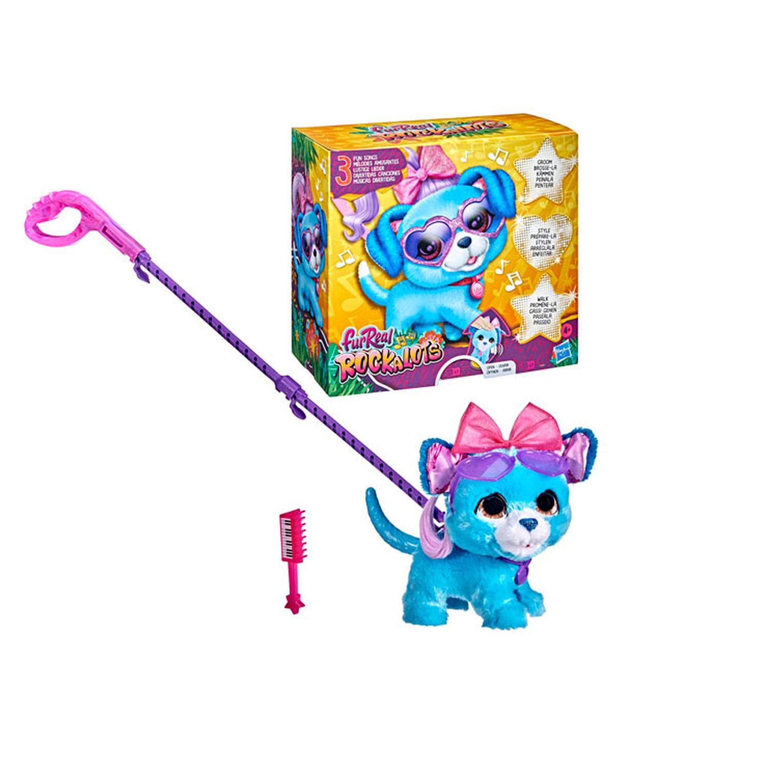 PELUCHE ROCKALOTS FURREAL PERRO AZUL - 2