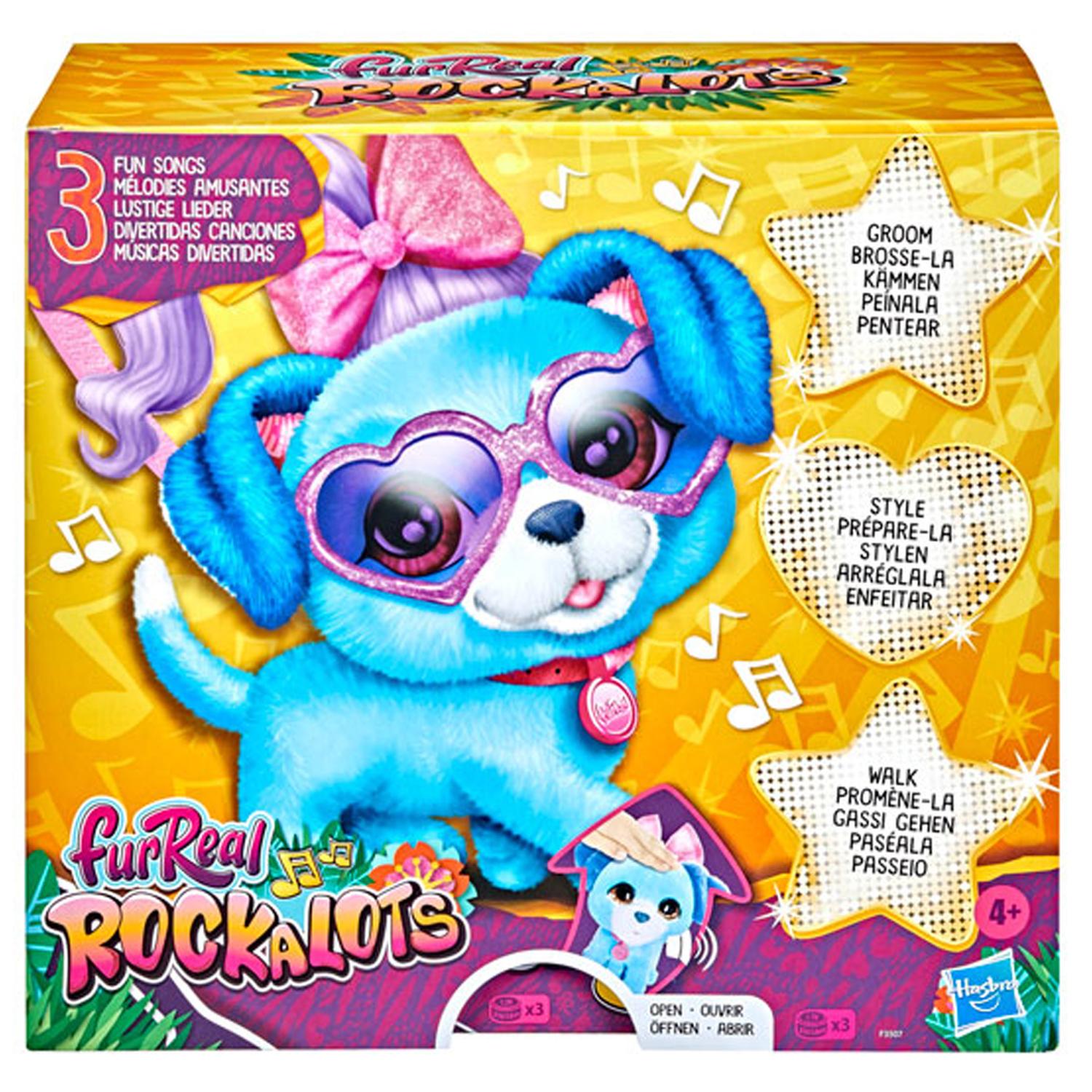 PELUCHE ROCKALOTS FURREAL PERRO AZUL - 3