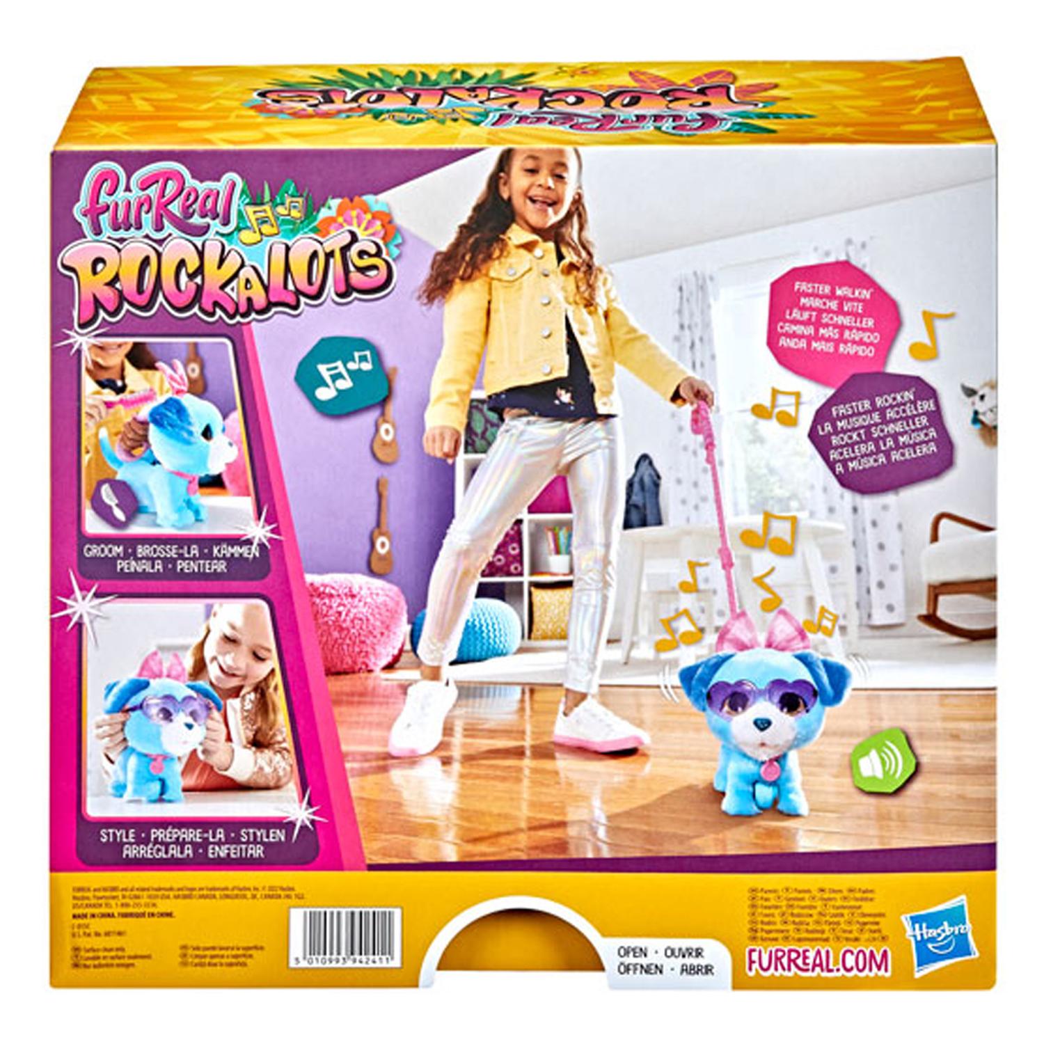 PELUCHE ROCKALOTS FURREAL PERRO AZUL - 4
